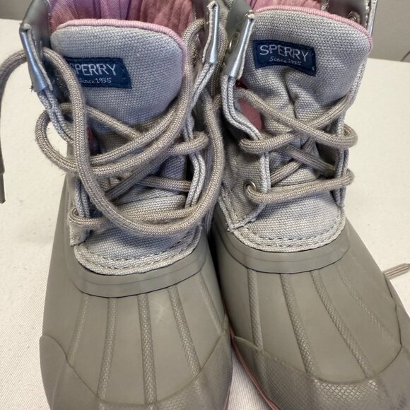 Sperry Port Boot Kids Rain Boot Size 12M Girls Weather Boot - Picture 2 of 7